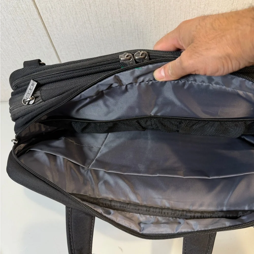 Black Men's Laptop Messenger Bag‎